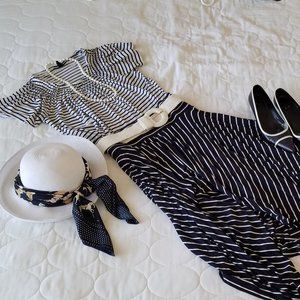 Style & Co knit top w/pleated neckline